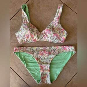 BECCA Multicolor Bikini Set Size M NWOT